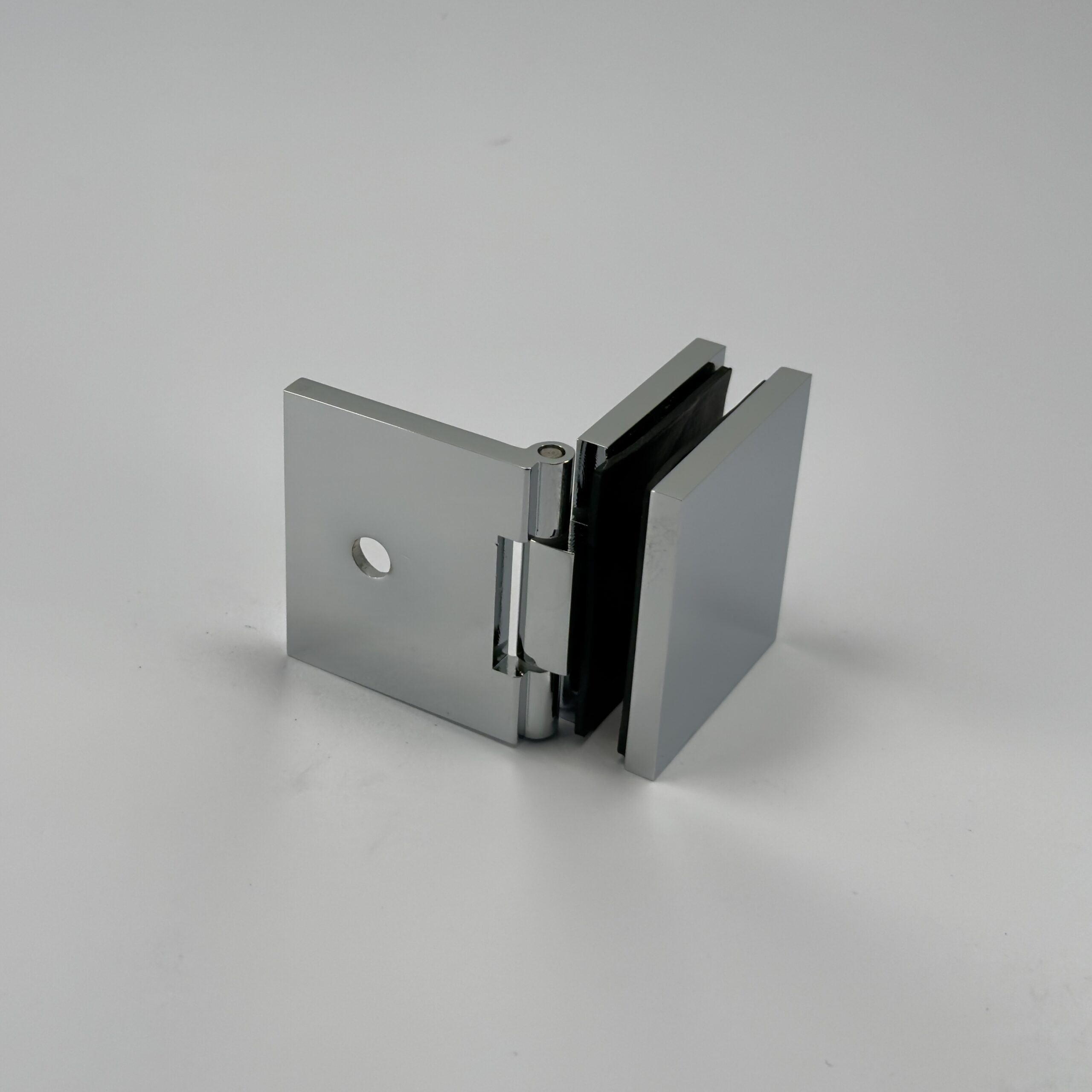 Modern 90° Square Adjustable Glass to Wall Shower Bracket (MBS90-A) - Image 5