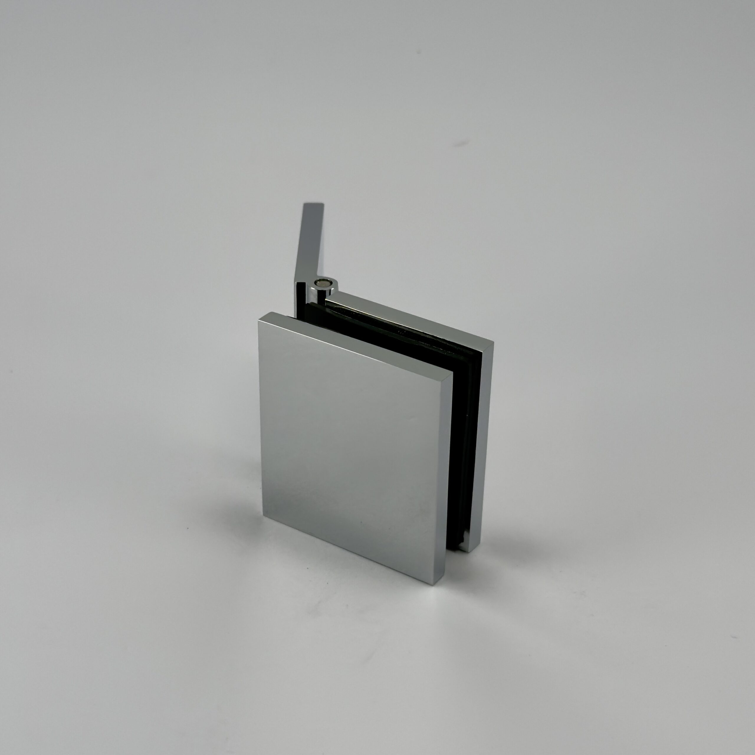 Modern 90° Square Adjustable Glass to Wall Shower Bracket (MBS90-A) - Image 9