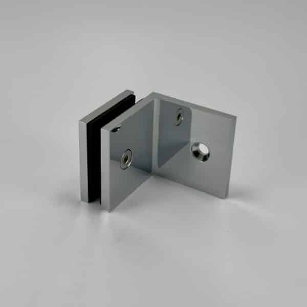 Modern/Elite 90° Square Glass to Wall / Floor Shower Bracket (MBS90/SB50.SQ)