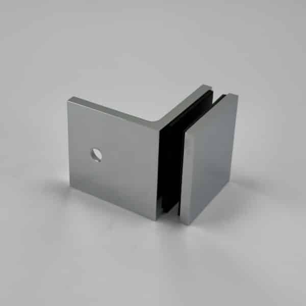 Modern/Elite 90° Square Glass to Wall / Floor Shower Bracket (MBS90/SB50.SQ)