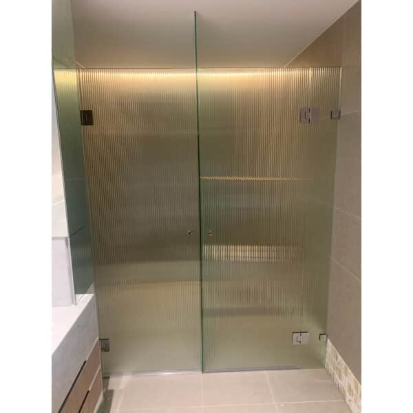Modern/Elite 90° Square Glass to Wall / Floor Shower Bracket (MBS90/SB50.SQ)