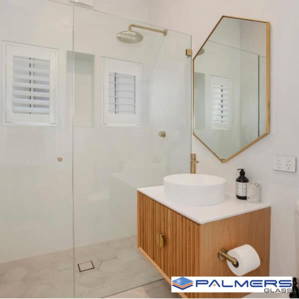 Modern/Elite 90° Square Glass to Wall / Floor Shower Bracket (MBS90/SB50.SQ)