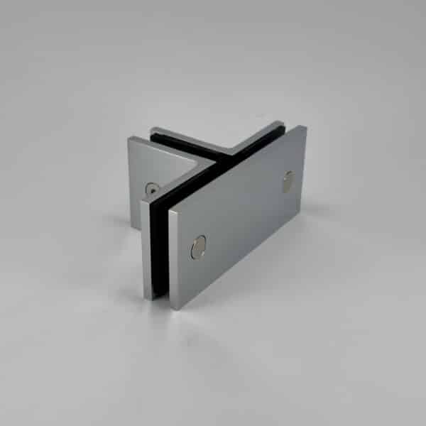 Modern-Elite 90°/180° Square Glass to Glass Shower T Bracket (MBS90/180-SBT180.SQ)