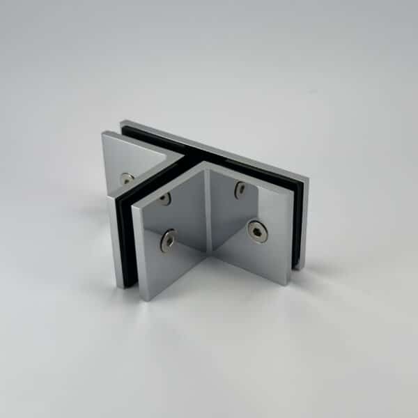 Modern-Elite 90°/180° Square Glass to Glass Shower T Bracket (MBS90/180-SBT180.SQ)