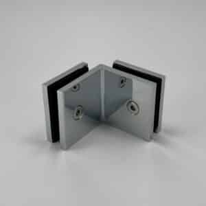 Modern 90° Square Glass to Glass Shower Bracket (MBS90D)