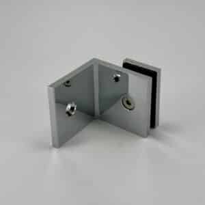 Modern 90° Square Glass to Wall / Floor Shower Bracket (MBS90SB)