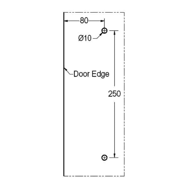 Modern Delta Double Pull Handle Set (MD250)