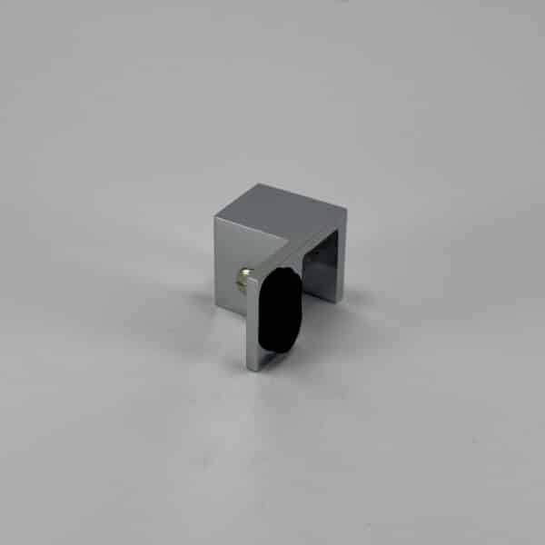 Modern 90° Square Glass Mounted Shower Door Stop (MDSG90R)