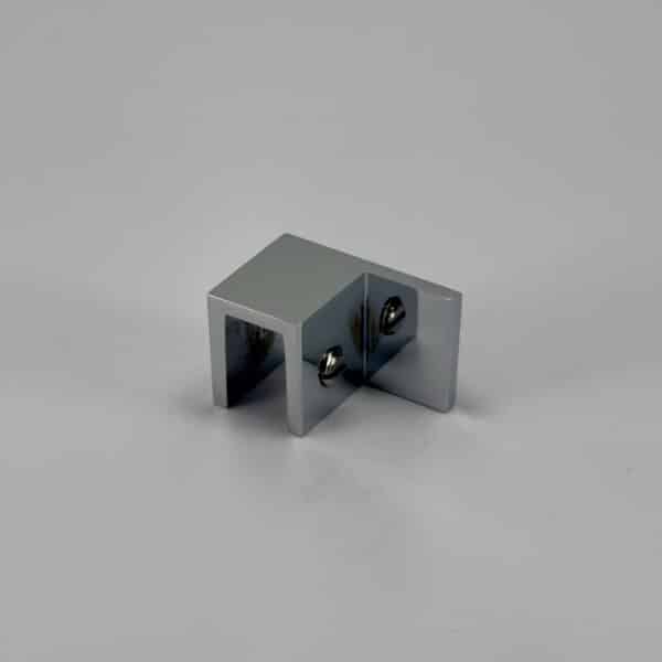 Modern 90° Square Glass Mounted Shower Door Stop (MDSG90R)