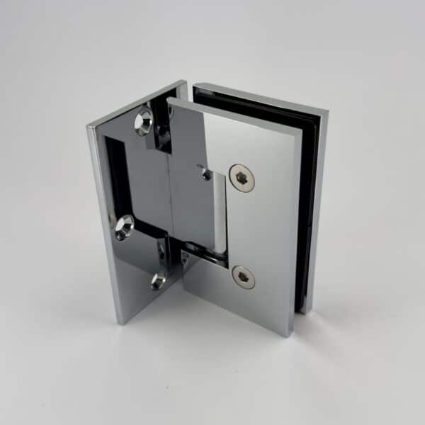 Modern/Elite 90° Glass to Wall Heavyweight Shower Hinge (MF1-L3/ES1L3)