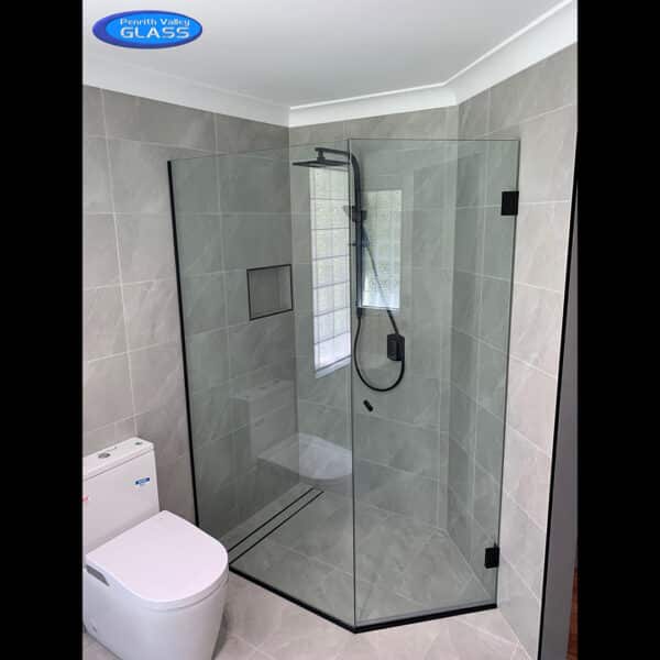 Modern/Elite 90° Glass to Wall Heavyweight Shower Hinge (MF1-L3/ES1L3)