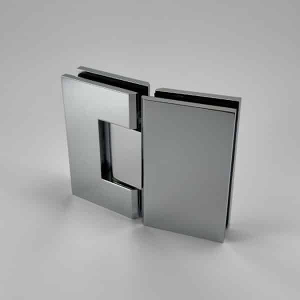 Modern Glass to Glass Heavyweight Shower Hinge from 125°-165° Angles in 5° increments (MF2-...)