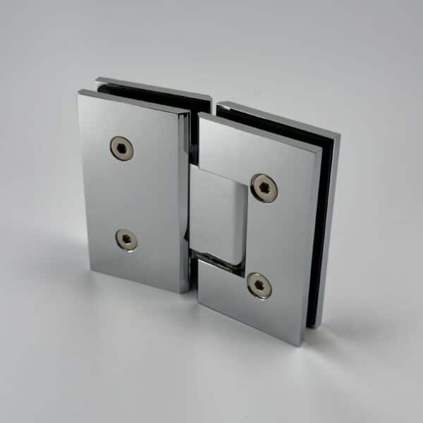 Modern Glass to Glass Heavyweight Shower Hinge from 125°-165° Angles in 5° increments (MF2-...)