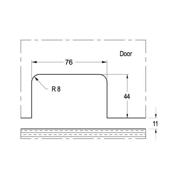 Modern/Elite Heavyweight Frameless Glass Shower Pivot (MFP1/BOS200)