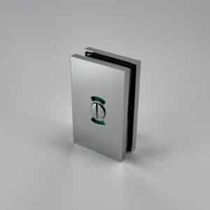 Modern Square Glass to Wall Pivot Door Privacy Latch (MFPL1)