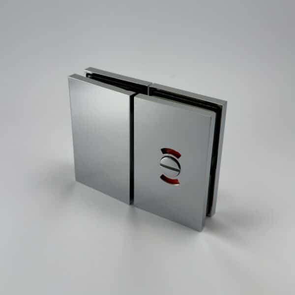 Modern Square Glass to Glass Pivot Door Privacy Latch (MFPL2)