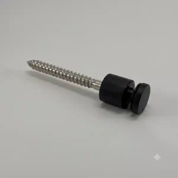 Modern Ø38mm Fixed Length Glass Anchor with Lagscrew (MGA-38x...)
