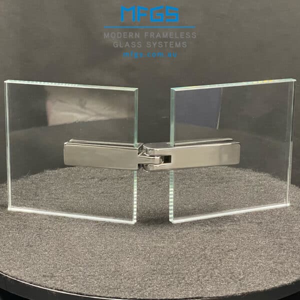 Modern Adjustable Angle Glass to Glass Alignment Bracket (MGAB25-A)