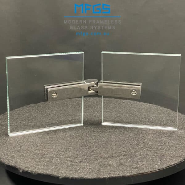 Modern Adjustable Angle Glass to Glass Alignment Bracket (MGAB25-A)