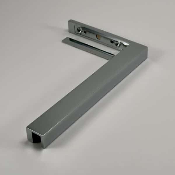 Modern 90° Square Glass to Wall Fixed Shower Brace (MGW90BB...)