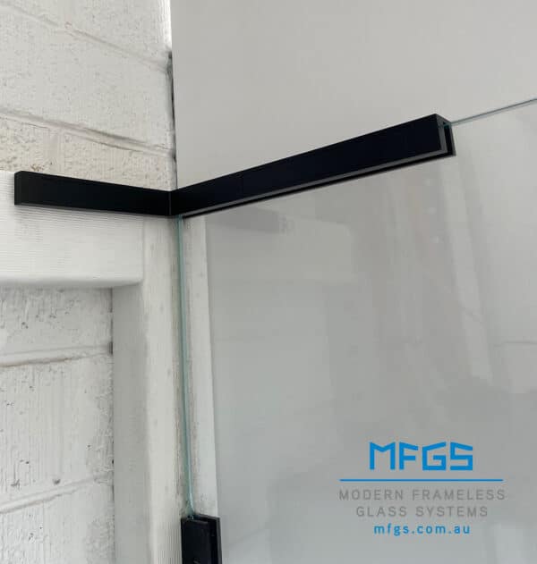 Modern 90° Square Glass to Wall Fixed Shower Brace (MGW90BB...)