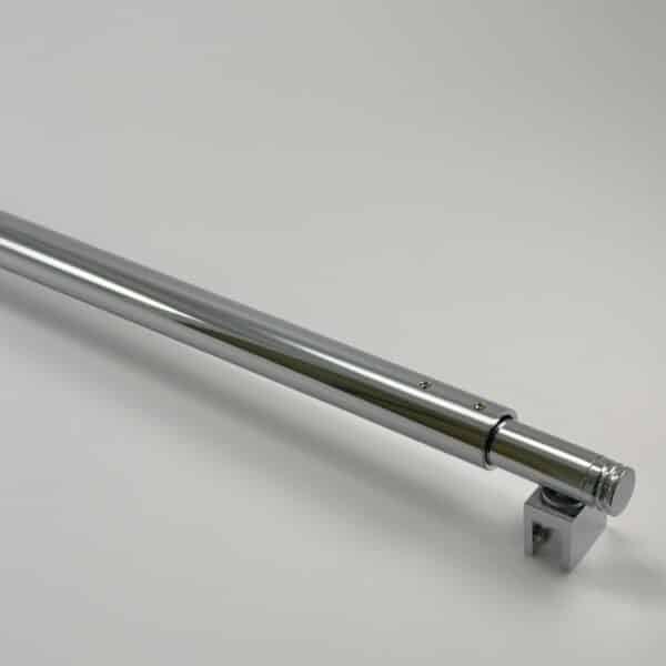 Modern 90° Round Adjustable Glass to Wall Shower Bracing Bar (MGWB90)