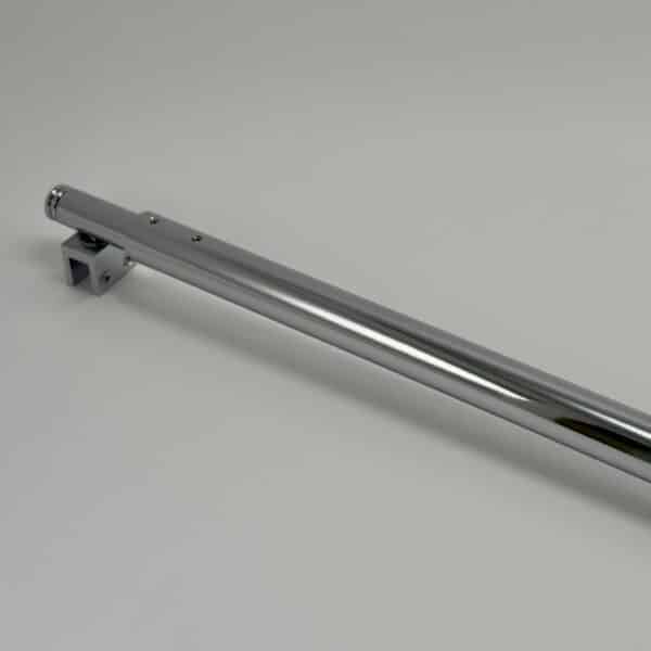 Modern 90° Round Adjustable Glass to Wall Shower Bracing Bar (MGWB90)