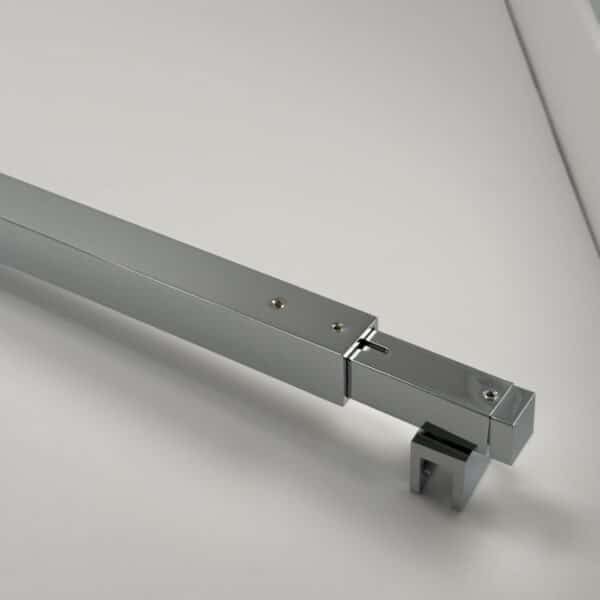 Modern 90° Square Adjustable Glass to Wall Shower Bracing Bar (MGWBS90)
