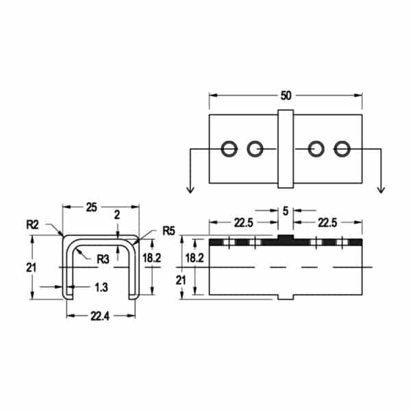 Modern 180° Joiner (MH25SJ/2)