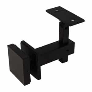 Modern Square Adjustable Height Glass Mounted Handrail Bracket (MHBSG)
