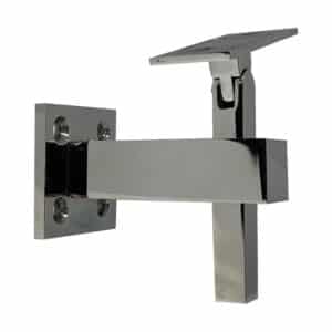 Modern Square Adjustable Height Wall Mounted Handrail Bracket (MHBSW)