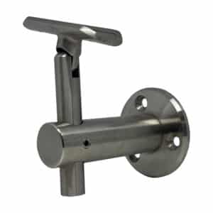 Modern Round Adjustable Height Wall Mounted Handrail Bracket (MHBW)