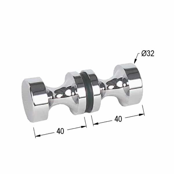 Modern Big Dip Pull Knob Set (MK401)