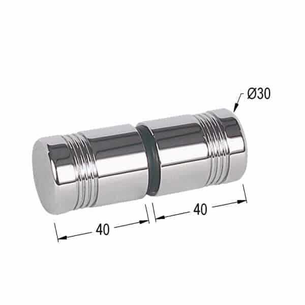Modern Ridges Pull Knob Set (MK403)