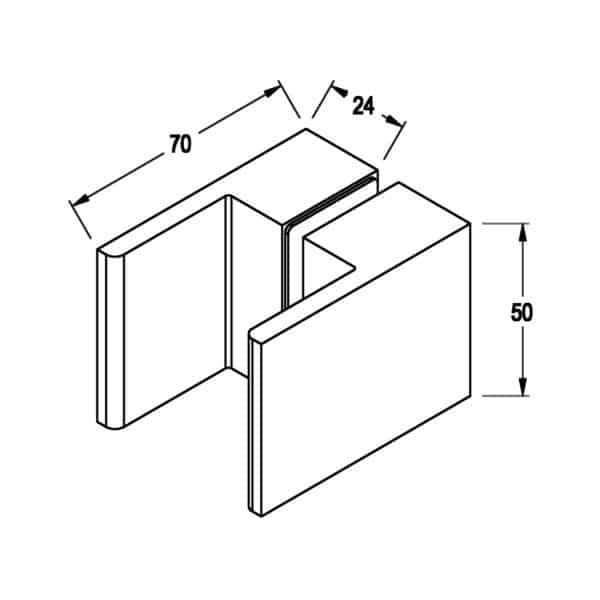 Modern/Elite Oblong Pull Knob Set (MKS50/SK50)