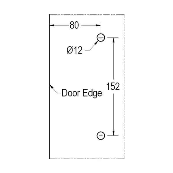Modern Square Pull Handle Set (MS152)