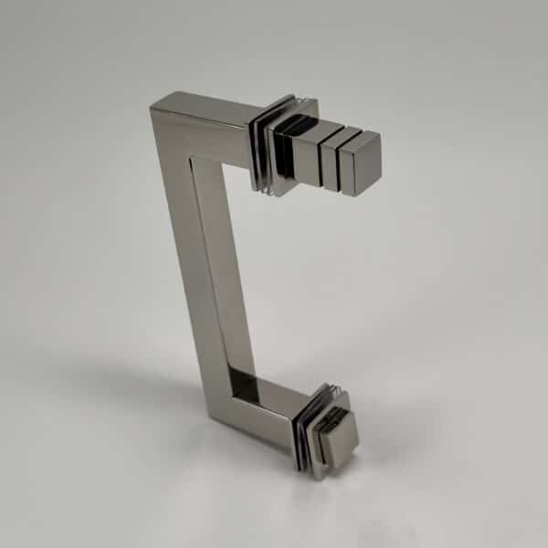 Modern Square Pull Handle with Knob & Button (MS152K)
