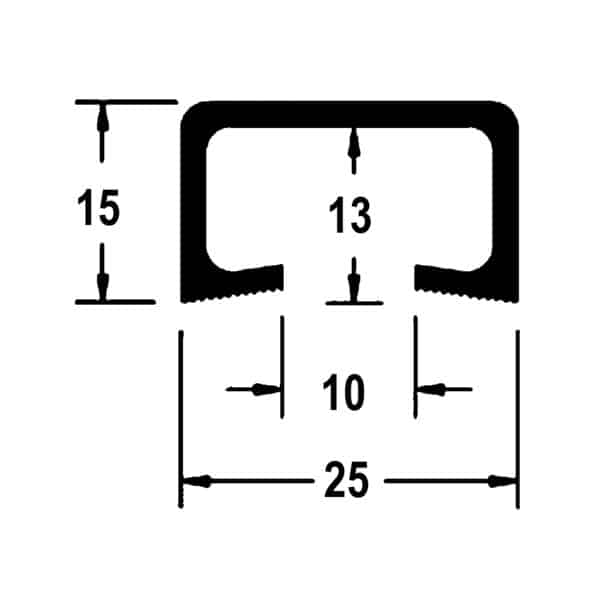 Modern Frameless Glass Shower Hob (MSH15)