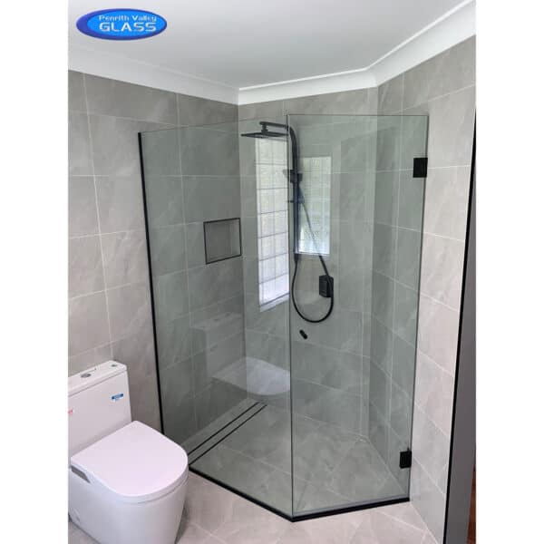 Modern Frameless Glass Shower Hob (MSH15)
