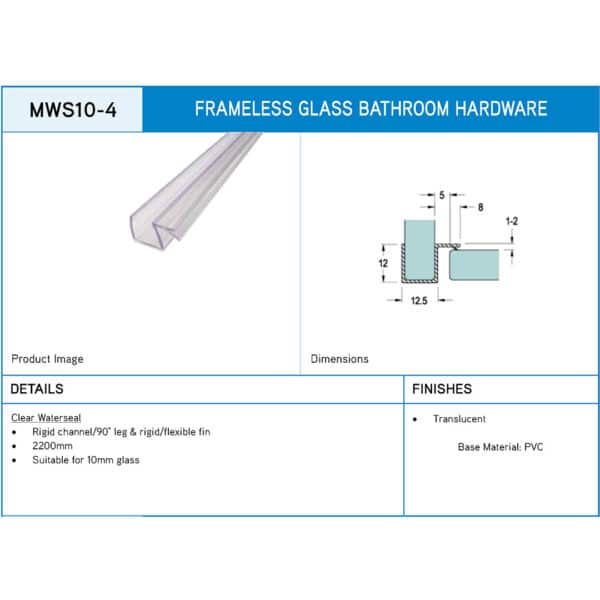 Modern Shower Waterseal