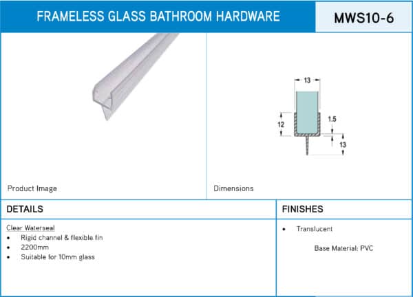 Modern Shower Waterseal