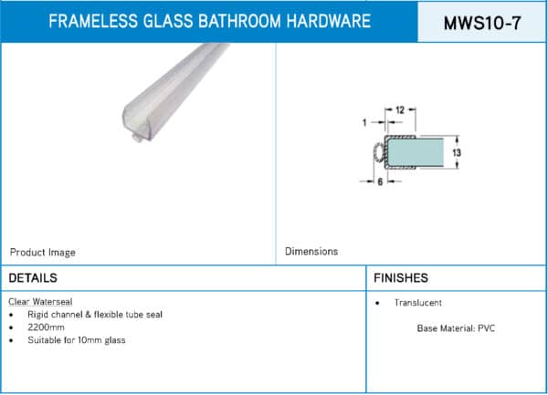 Modern Shower Waterseal