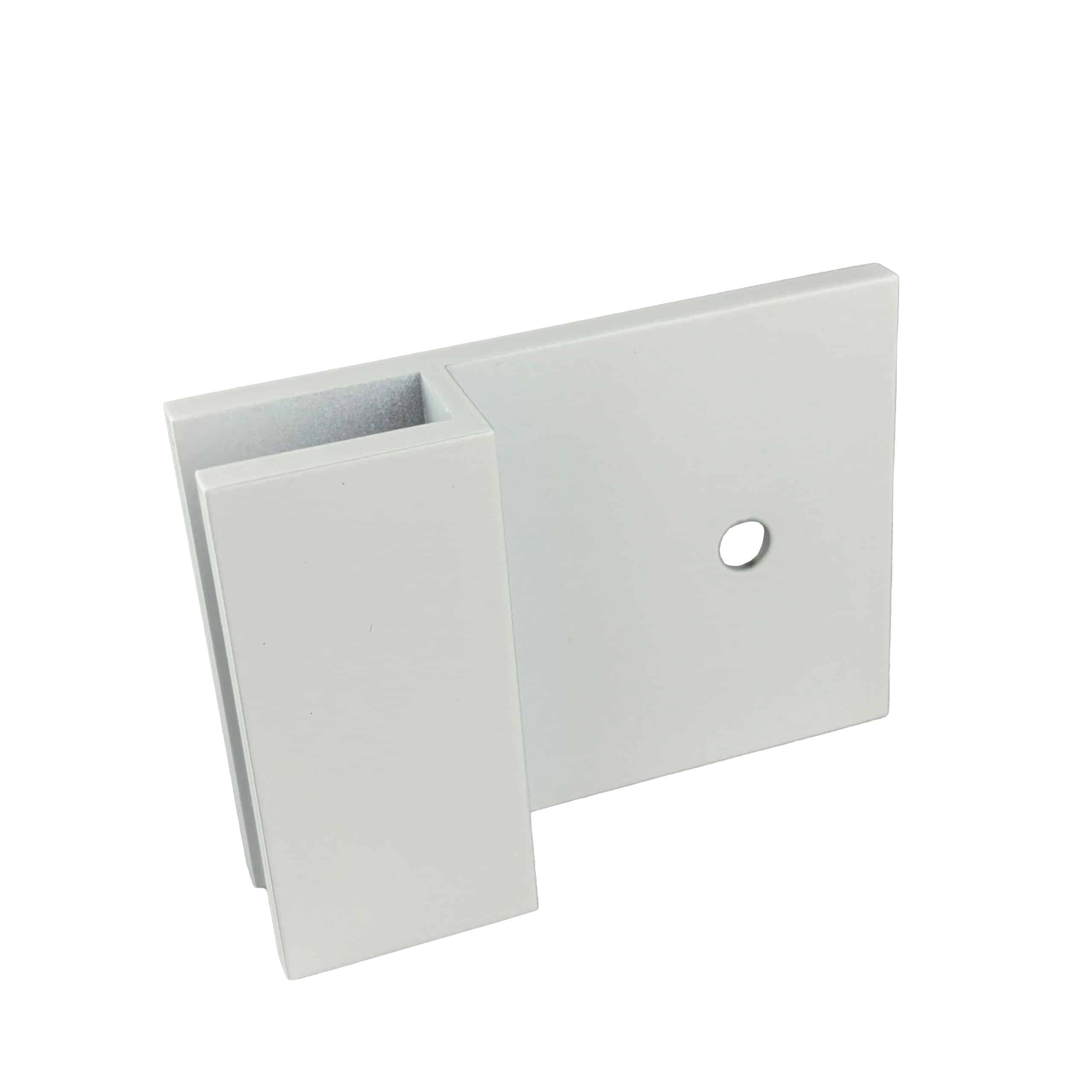 Elite Square Nib Wall Shower Bracket for 10mm Frameless Glass (SB10.VL.SQ)