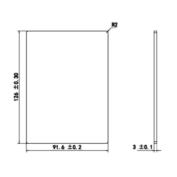 Mill End Cap for 126 Base Fixed Channel