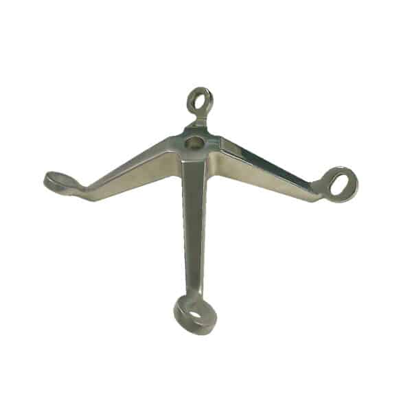 Elite 4-Way 90° Heavy Duty Post Fix Spider Fitting (446/4/90)