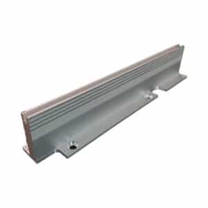 GCC Brisa 80 T profile for timber sliding door fixing into Glass Clamps