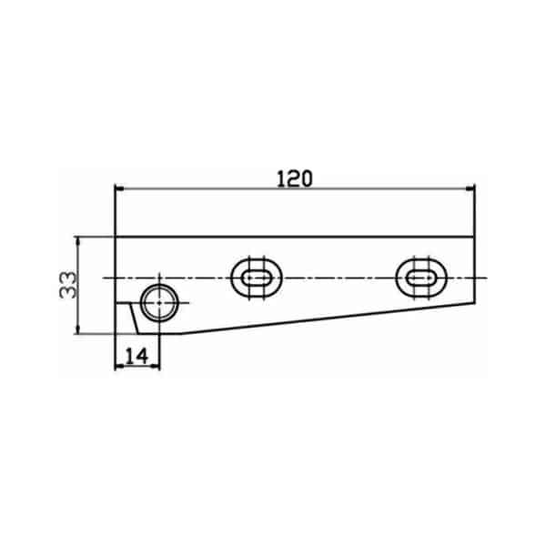 Casma Top & Bottom Patch/Pivot Set to suit 8/10/12mm Glass (CAS.12790)