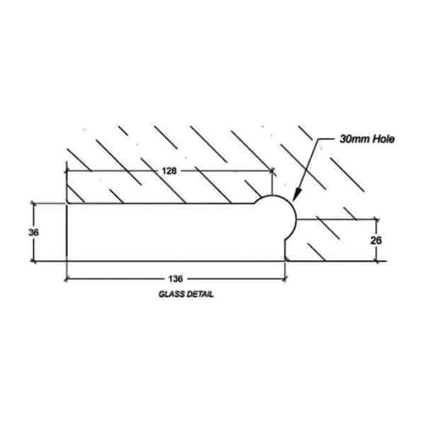 Casma Heavy Duty Bottom Pivot Patch (CAS.41020)