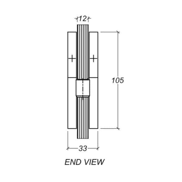 Casma Transom Jamb Pivot Patch (CAS.44400)