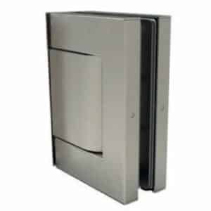 Casma Latus Glass to Wall Hydraulic Hinge with Offset Fixing Plate (CAS.4LL1S)